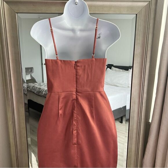 NBD Asymmetrical Mermaid Bridesmaid Midi Dress Size XS. - Picture 6 of 11